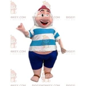 Disfraz de mascota BIGGYMONKEY™ Happy Dwarf de Blancanieves y