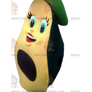 BIGGYMONKEY™ mascot costume of a lawyer and her little green