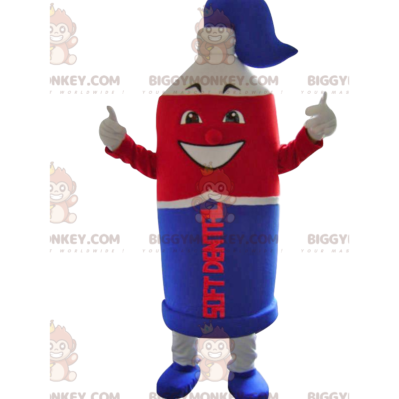 Blauwe en rode tandpasta Super Tube BIGGYMONKEY™ Blauwe en rode tandpasta Super Tube BIGGYMONKEY™