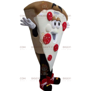 Crispy Tomato and Cream Pizza BIGGYMONKEY™ Mascot Costume -