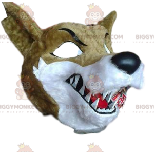 BIGGYMONKEY™ Mascottekostuum Woeste wolf met enorme scherpe
