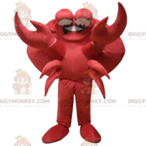 BIGGYMONKEY™ Mascot Costume Comical Red Crab With Big Claws -