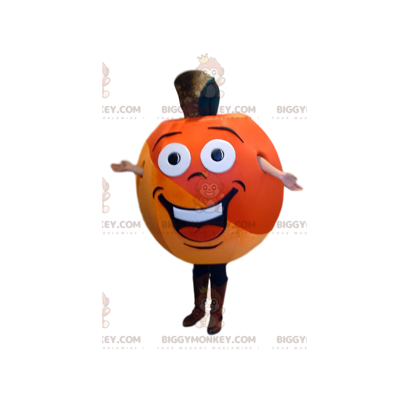 Precioso disfraz de mascota BIGGYMONKEY™ color albaricoque muy Precioso disfraz de mascota BIGGYMONKEY™ color albaricoque muy