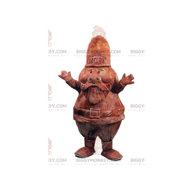 Στολή και κράνος μασκότ BIGGYMONKEY™ Καφέ Velvet Garden Gnome - Ζώα του δάσους - BIGGYMONKEY_011621 - BiggyMonkey.com