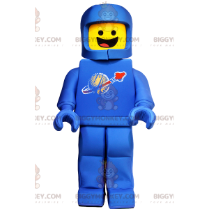 Στολή μασκότ Playmobil BIGGYMONKEY™ με μπλε στολή αστροναύτη -