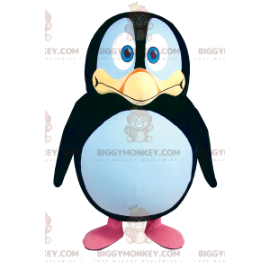 BIGGYMONKEY™ Penguin maskotkostume med store indtagende øjne -