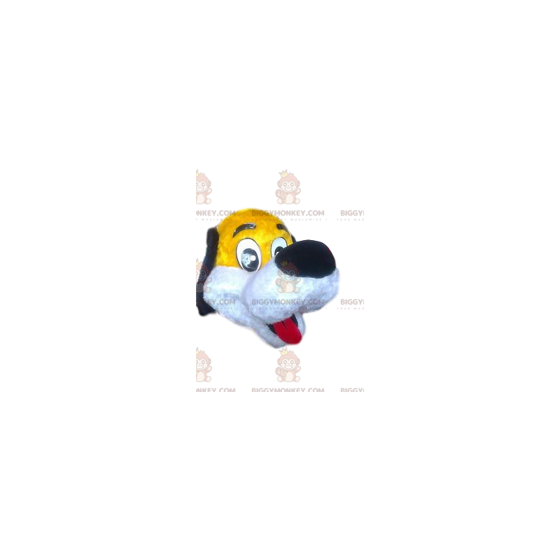 BIGGYMONKEY™ Costume da mascotte Cane giallo divertente con