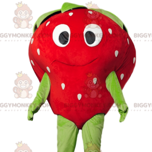 BIGGYMONKEY™ Costume da mascotte di Fragola civettuola con un