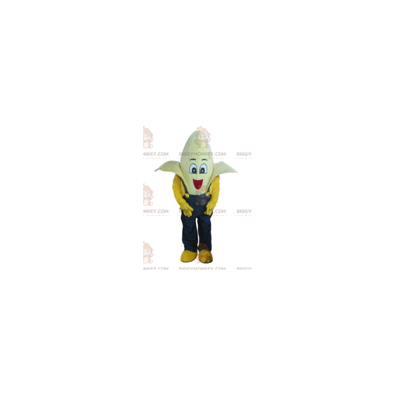 Disfraz de mascota Super Funny Banana BIGGYMONKEY™ con overol