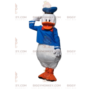 Donalds BIGGYMONKEY™-maskotdräkt med sin berömda sjömansdräkt -