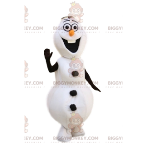 BIGGYMONKEY™ Maskottchenkostüm des berühmten Olaf aus Frozen -