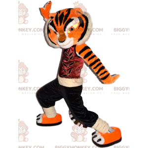 Στολή μασκότ Tiger BIGGYMONKEY™ με στολή πολεμικής τέχνης -