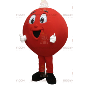 Στολή μασκότ BIGGYMONKEY™ Big Red Ball Bowling Ball Bowling - Μασκότ αντικειμένων - BIGGYMONKEY_01346 - BiggyMonkey.com