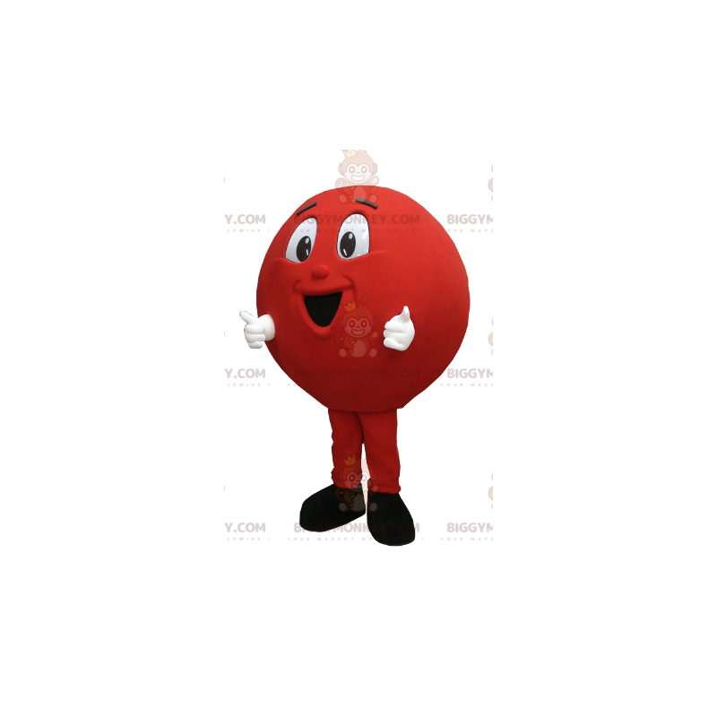 BIGGYMONKEY™ Big Red Ball Bowling Ball Mascot Costume -