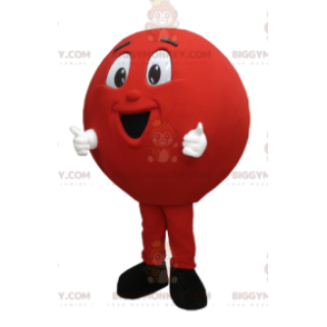 Στολή μασκότ BIGGYMONKEY™ Big Red Ball Bowling Ball Bowling -