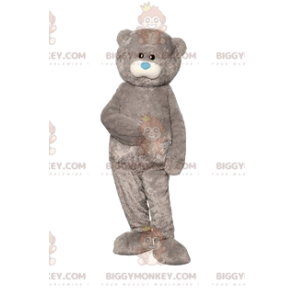 BIGGYMONKEY™ mascot costume of a gray bear and its cute little blue muzzle - Bear mascot - BIGGYMONKEY_011667 - BiggyMonkey.com