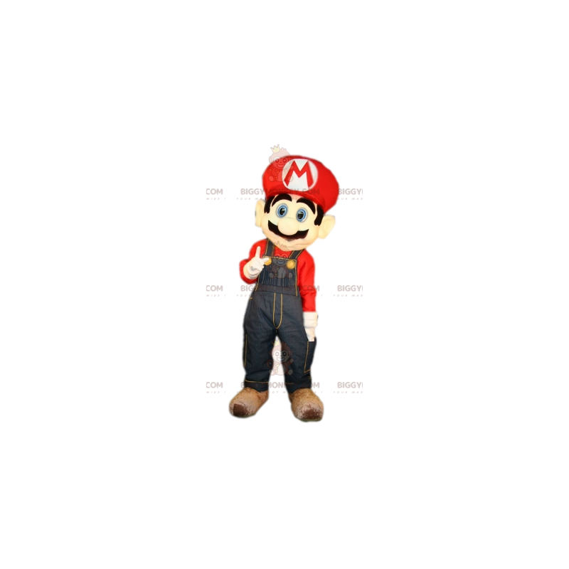 Costume de mascotte BIGGYMONKEY™ du Grand Mario Bros avec sa