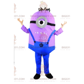 Paars Minion BIGGYMONKEY™-mascottekostuum, Despicable