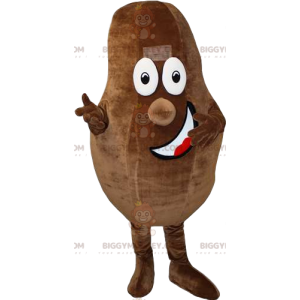 Brown Puppy Potato BIGGYMONKEY™ Mascot Costume With Big Smile –