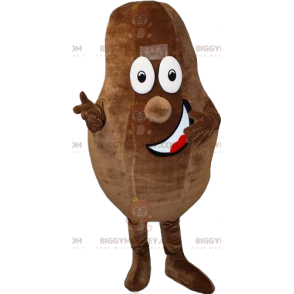 Στολή μασκότ Brown Puppy Potato BIGGYMONKEY™ με μεγάλο χαμόγελο - Μασκότ λαχανικών - BIGGYMONKEY_011678 - BiggyMonkey.com