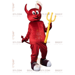 BIGGYMONKEY™ costume mascotte del simpatico folletto rosso con