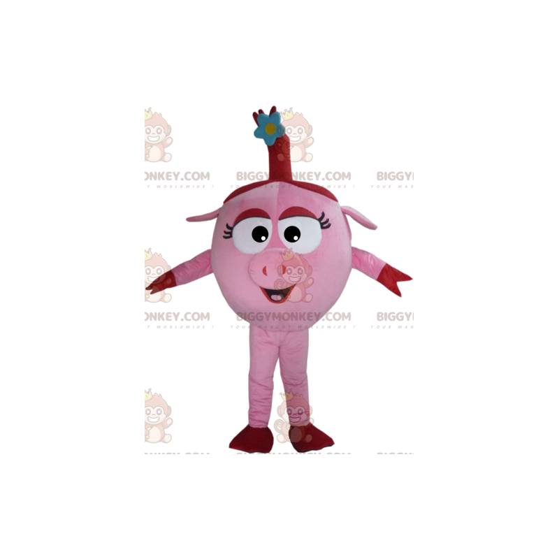 Costume de mascotte BIGGYMONKEY™ de truie rose toute mignonne