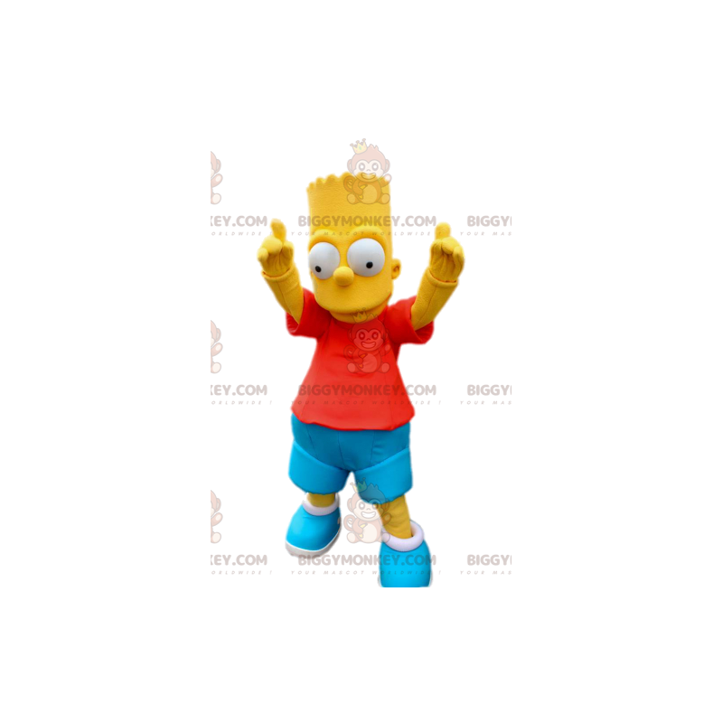Στολή μασκότ Bart BIGGYMONKEY™, The Simpsons Family Character - Μασκότ διάσημων χαρακτήρων - BiggyMonkey.com