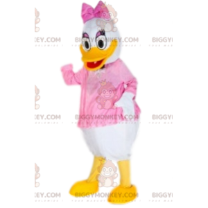 BIGGYMONKEY™ maskotdräkt av Daisy Duck, den berömda bruden till