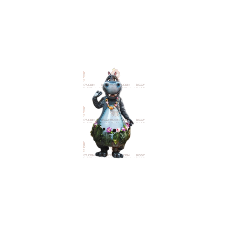 BIGGYMONKEY™ maskotkostume af Gloria, den søde flodhest fra BIGGYMONKEY™ maskotkostume af Gloria, den søde flodhest fra