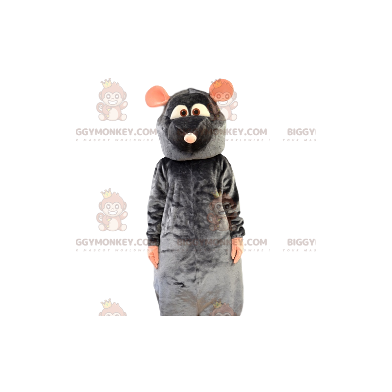 Costume de mascotte BIGGYMONKEY™ de Rémi, le petit Rat gris de Costume de mascotte BIGGYMONKEY™ de Rémi, le petit Rat gris de