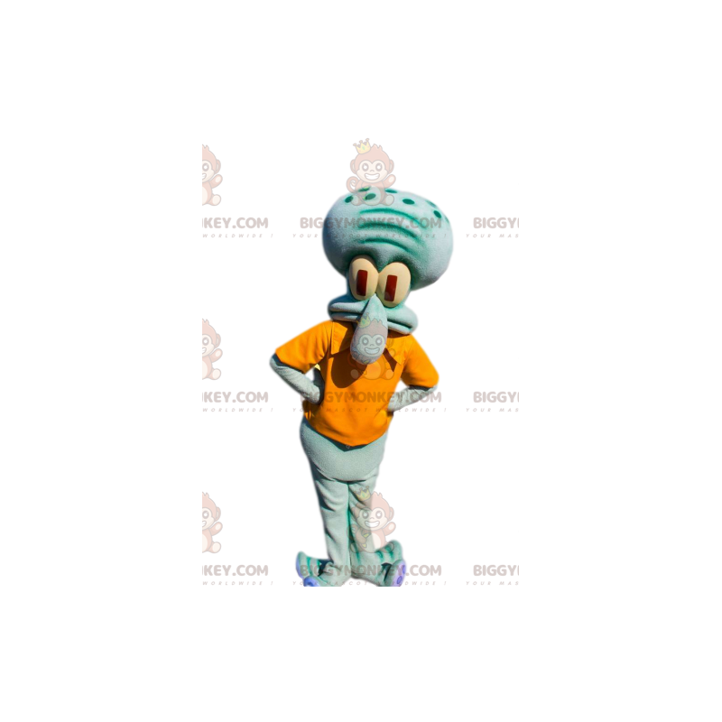 Costume de mascotte BIGGYMONKEY™ de Carlo Tentacule, la pieuvre Costume de mascotte BIGGYMONKEY™ de Carlo Tentacule, la pieuvre