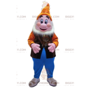 Costume de mascotte BIGGYMONKEY™ de Joyeux, de Blanche Neige et