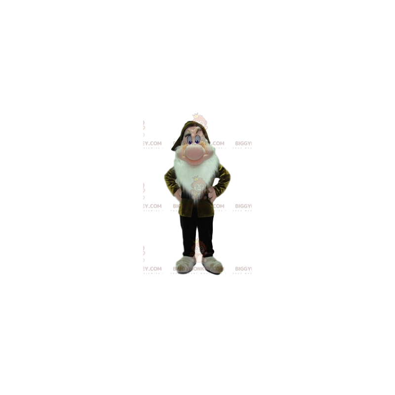 Traje de mascote BIGGYMONKEY™ mal-humorado, Branca de Neve e os Traje de mascote BIGGYMONKEY™ mal-humorado, Branca de Neve e os