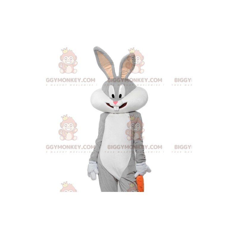 Disfraz de mascota BIGGYMONKEY™ de Bugs Bunny, personaje de Disfraz de mascota BIGGYMONKEY™ de Bugs Bunny, personaje de