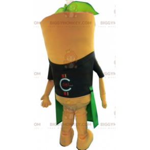 Στολή μασκότ Giant Carrot BIGGYMONKEY™ με ποδιά - Μασκότ λαχανικών - BIGGYMONKEY_0140 - BiggyMonkey.com