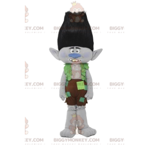 Leprechaun BIGGYMONKEY™ mascot costume with beautiful hair and