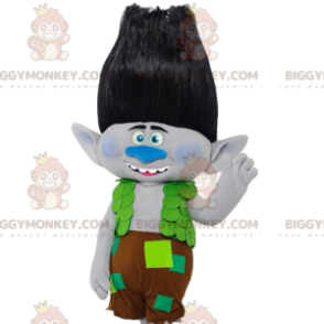 Στολή μασκότ Leprechaun BIGGYMONKEY™ με όμορφα μαλλιά και σορτς "patchwork" - Μασκότ ζώων που λείπουν - BiggyMonkey.com