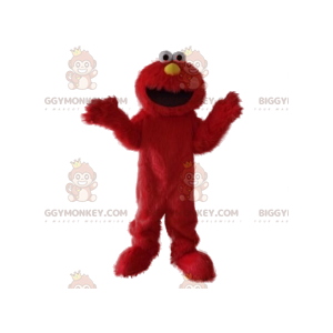 Costume de mascotte BIGGYMONKEY™ de monstre rouge poilu drôle