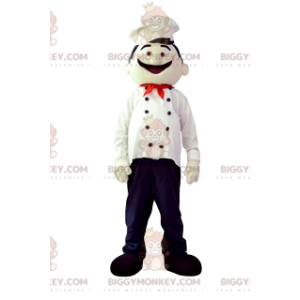 BIGGYMONKEY™ Chef Mascot Costume with White Toque -