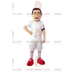 BIGGYMONKEY™ Costume mascotte giocatore di calcio con maglia