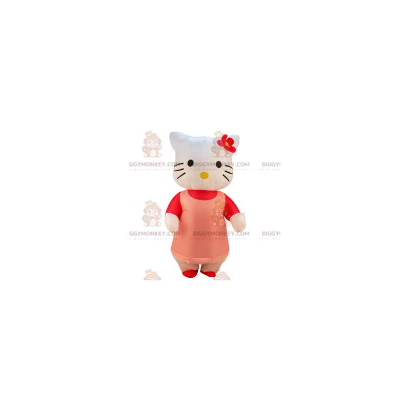 Costume de mascotte BIGGYMONKEY™ de Hello Kitty avec sa robe