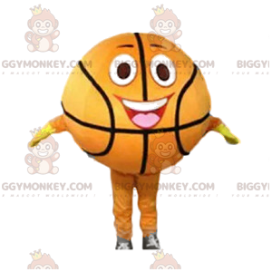 Super Smiling and Funny Basketball BIGGYMONKEY™ Mascot Costume