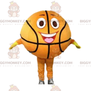 Super Smiling and Funny Basketball BIGGYMONKEY™ Mascot Costume