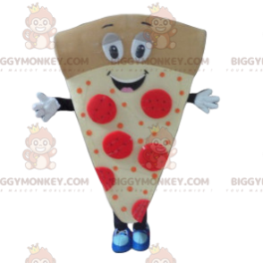  Traje de mascote BIGGYMONKEY™ Too Funny Chouriço e Pizza Creme - Mascote de comida - BIGGYMONKEY_011764 - BiggyMonkey.com