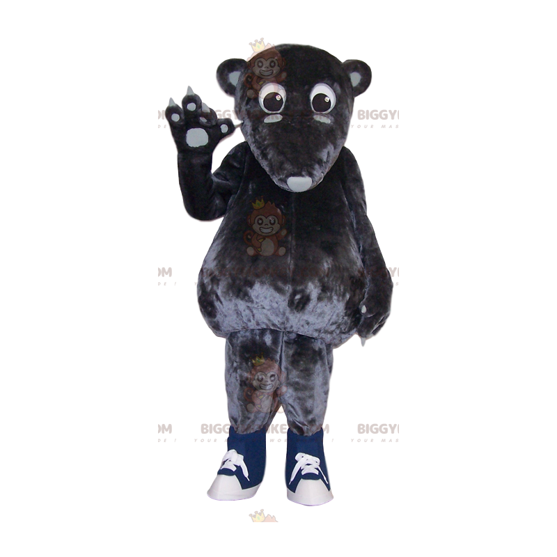 Hellästi harmaa pussieläin BIGGYMONKEY™ maskottiasu - Hellästi harmaa pussieläin BIGGYMONKEY™ maskottiasu -