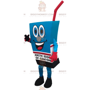 BIGGYMONKEY™-Maskottchen-Kostüm aus blauem und rotem