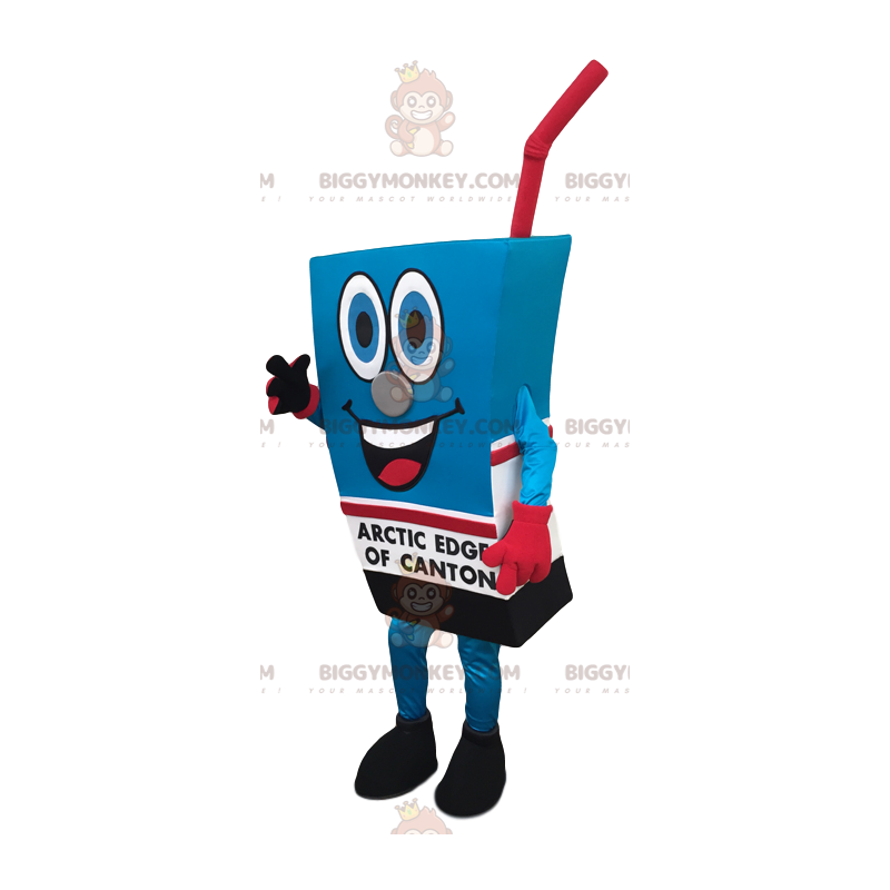 Costume da mascotte BIGGYMONKEY™ con mattoni di succo d'arancia Costume da mascotte BIGGYMONKEY™ con mattoni di succo d'arancia