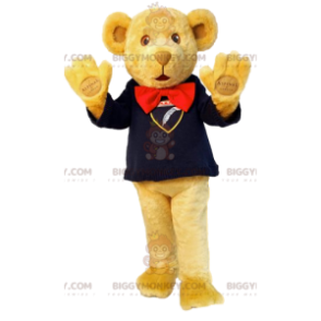 Traje de mascote Teddy Bear BIGGYMONKEY™ com seu lindo suéter