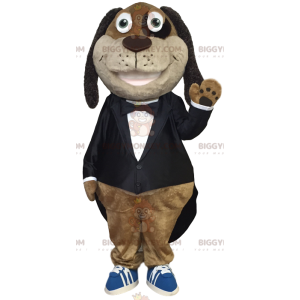 BIGGYMONKEY™ Mascot Costume of Alegre Dachshund en elegante