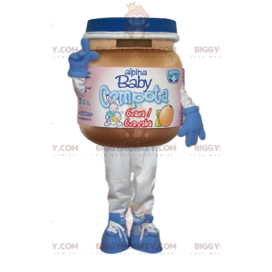 Costume de mascotte BIGGYMONKEY™ de pot de compote pour bébé -